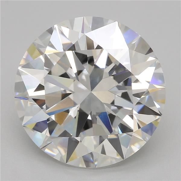 5.01ct E VVS2 Excellent Cut Round Lab Grown Diamond