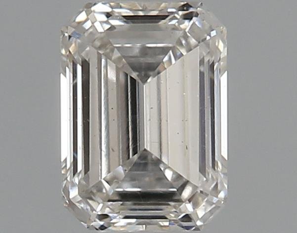 0.41ct H SI1 Rare Carat Ideal Cut Emerald Diamond