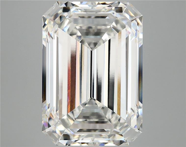 15.62ct F VS1 Rare Carat Ideal Cut Emerald Lab Grown Diamond
