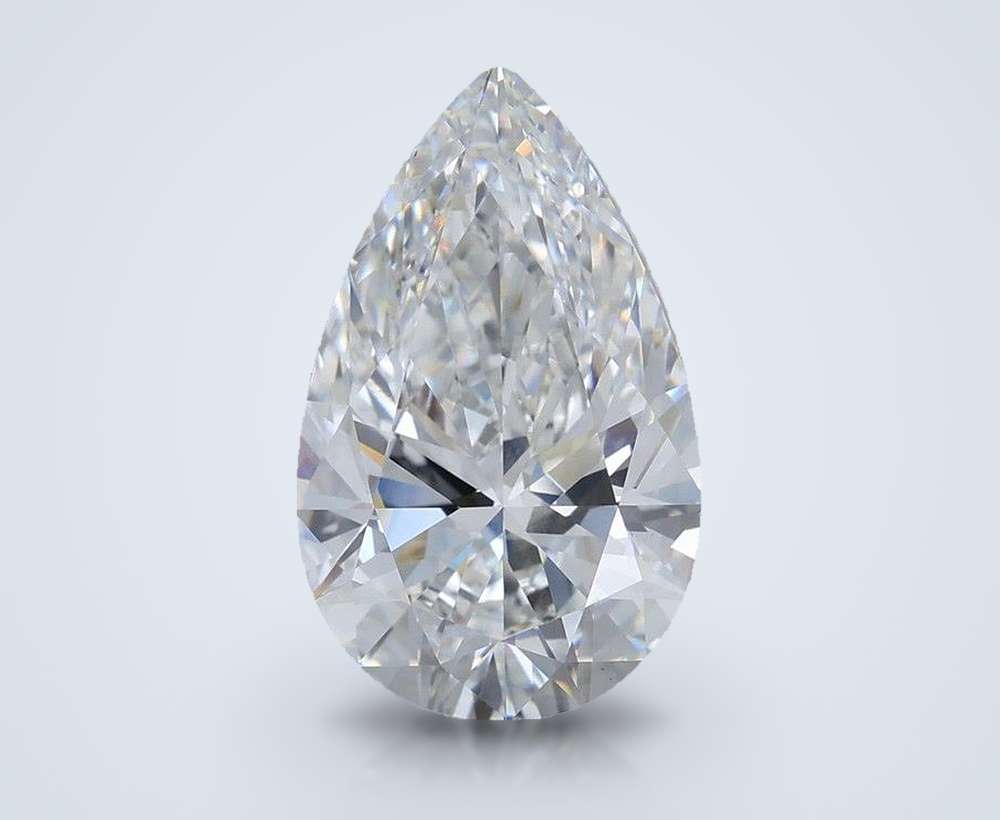 5.91 Carat Pear Lab Diamond