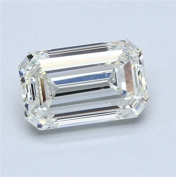 3.01ct J VS2 Very Good Cut Emerald Diamond