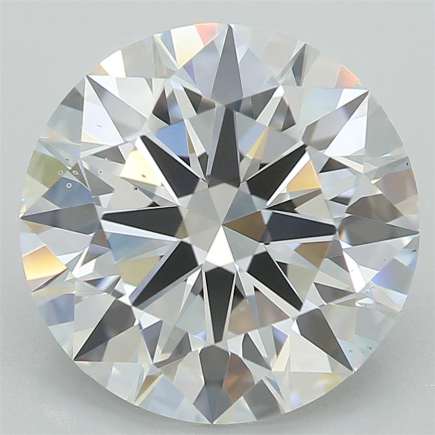 2.72ct D SI1 Rare Carat Ideal Cut Round Lab Grown Diamond