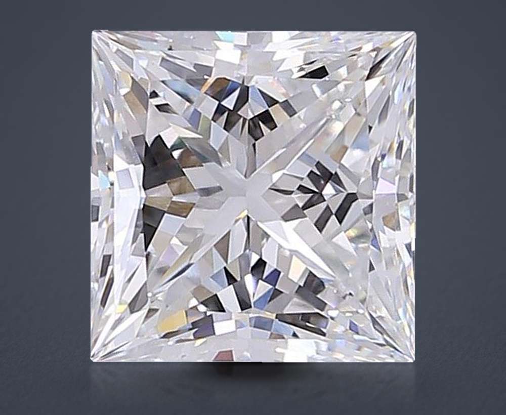 3.74 Carat Princess Lab Diamond