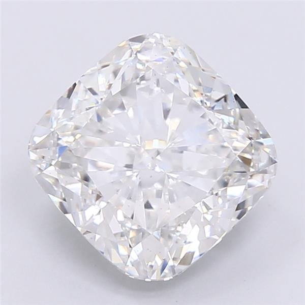 5.03ct F VS1 Rare Carat Ideal Cut Cushion Lab Grown Diamond