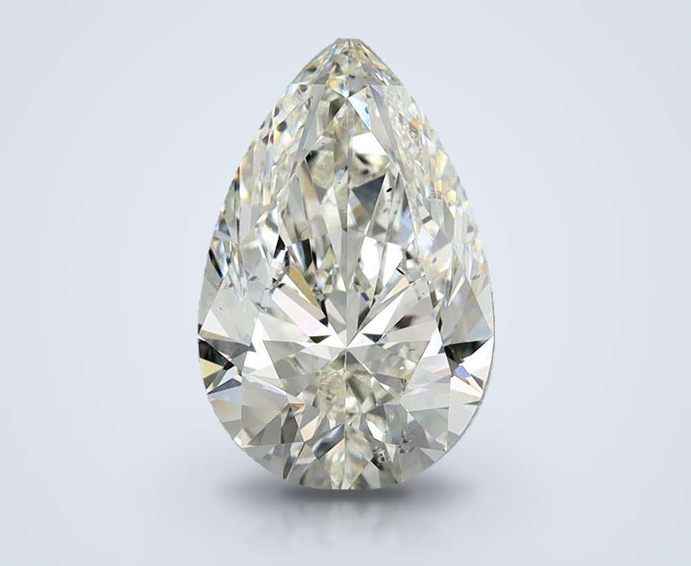 3.00 Carat Pear Natural Diamond