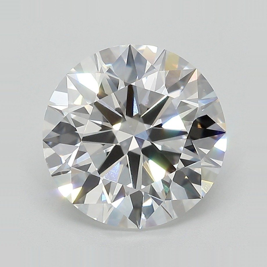 4.09ct E VVS2 Rare Carat Ideal Cut Round Lab Grown Diamond