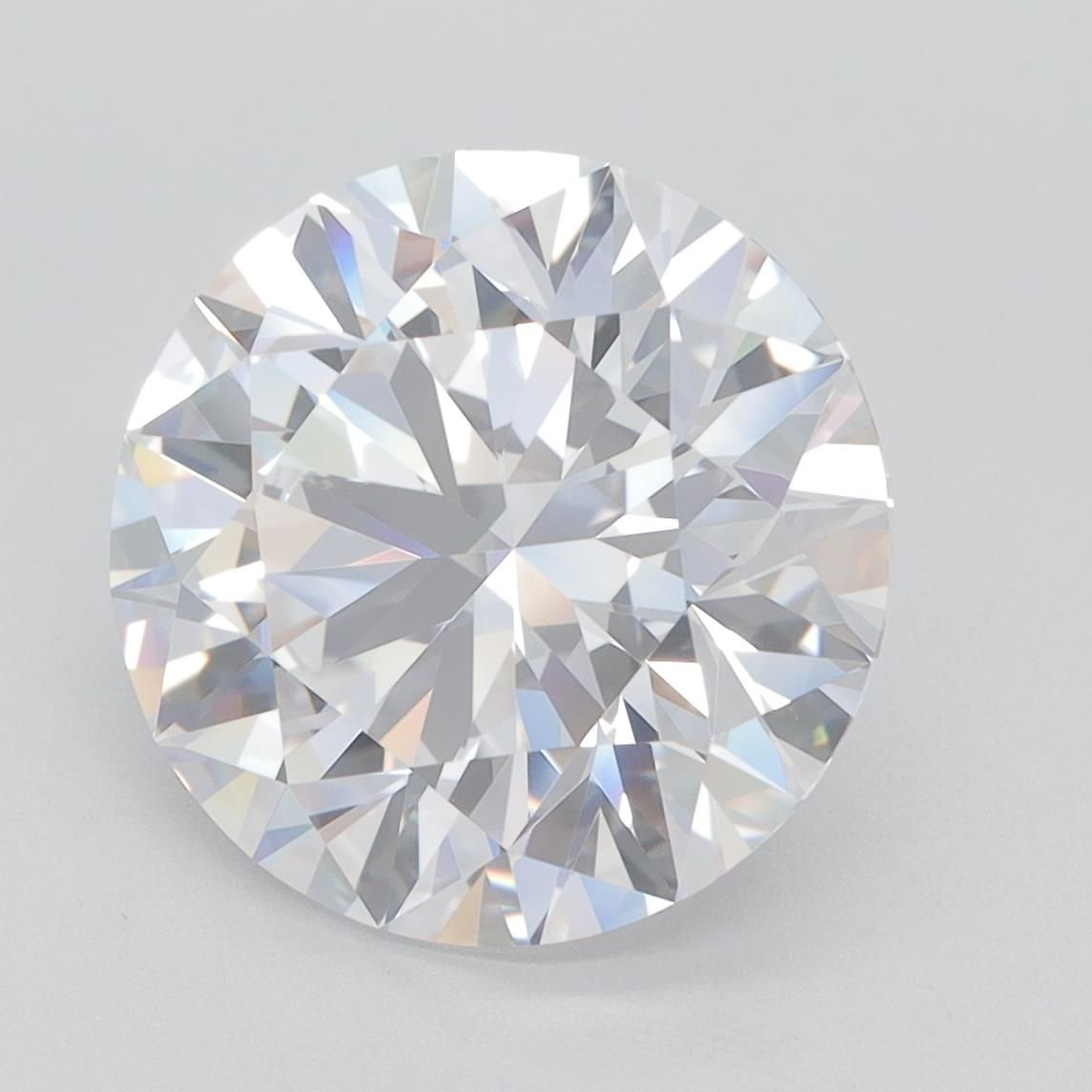 5.02ct D VVS1 Rare Carat Ideal Cut Round Lab Grown Diamond