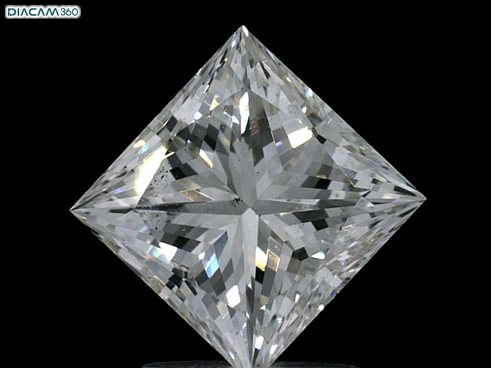 2.11ct H SI1 Very Good Cut Princess Diamond