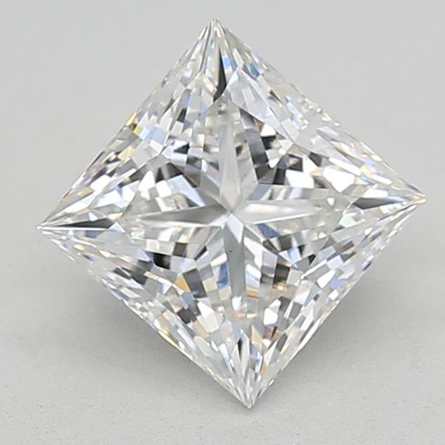 2.10ct E VS1 Rare Carat Ideal Cut Princess Lab Grown Diamond