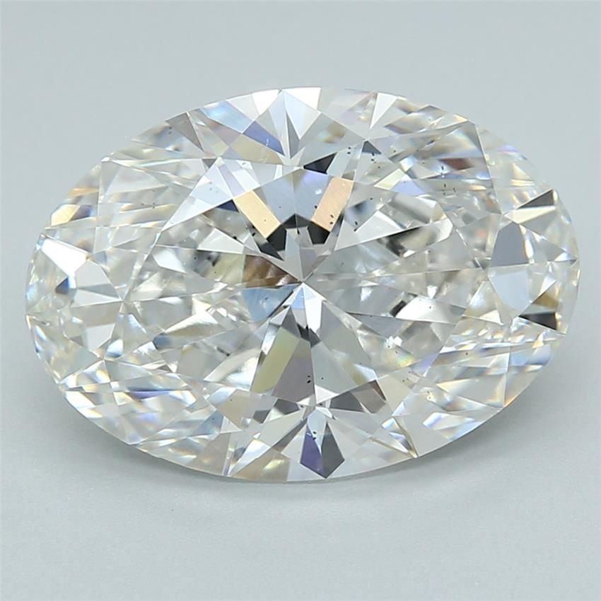5.00ct F VS2 Rare Carat Ideal Cut Oval Lab Grown Diamond