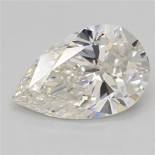 1.51ct H VS1 Rare Carat Ideal Cut Pear Lab Grown Diamond