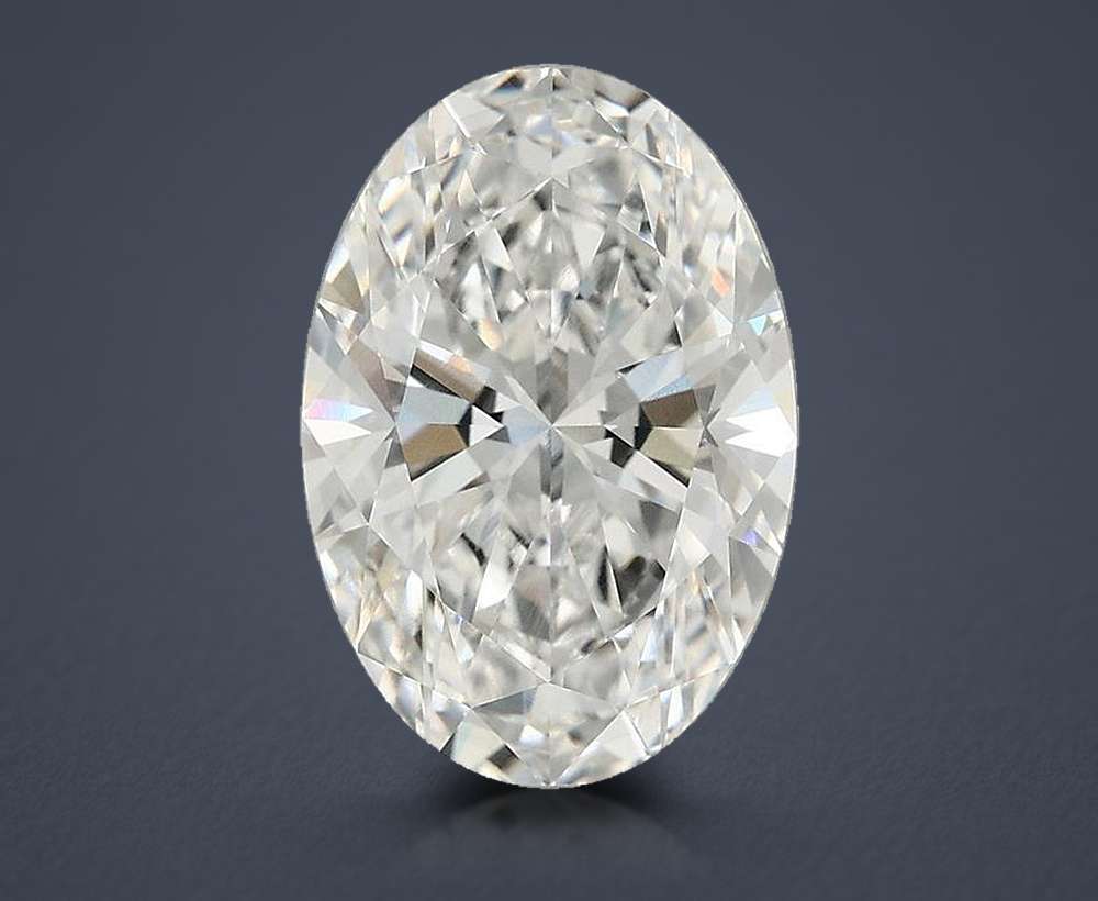 3.44 Carat Oval Lab Diamond