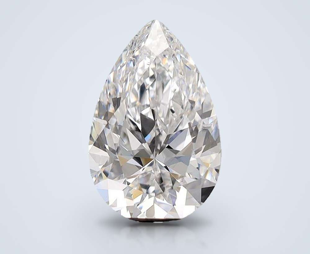 1.00 Carat Pear Lab Diamond