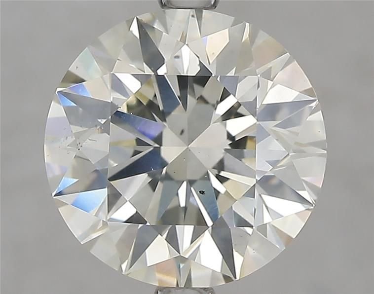 3.63ct K SI1 Rare Carat Ideal Cut Round Diamond
