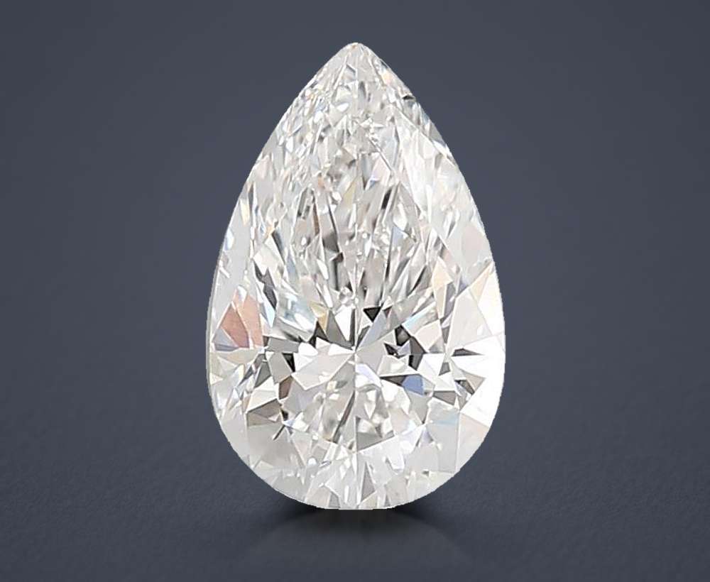 3.60 Carat Pear Lab Diamond