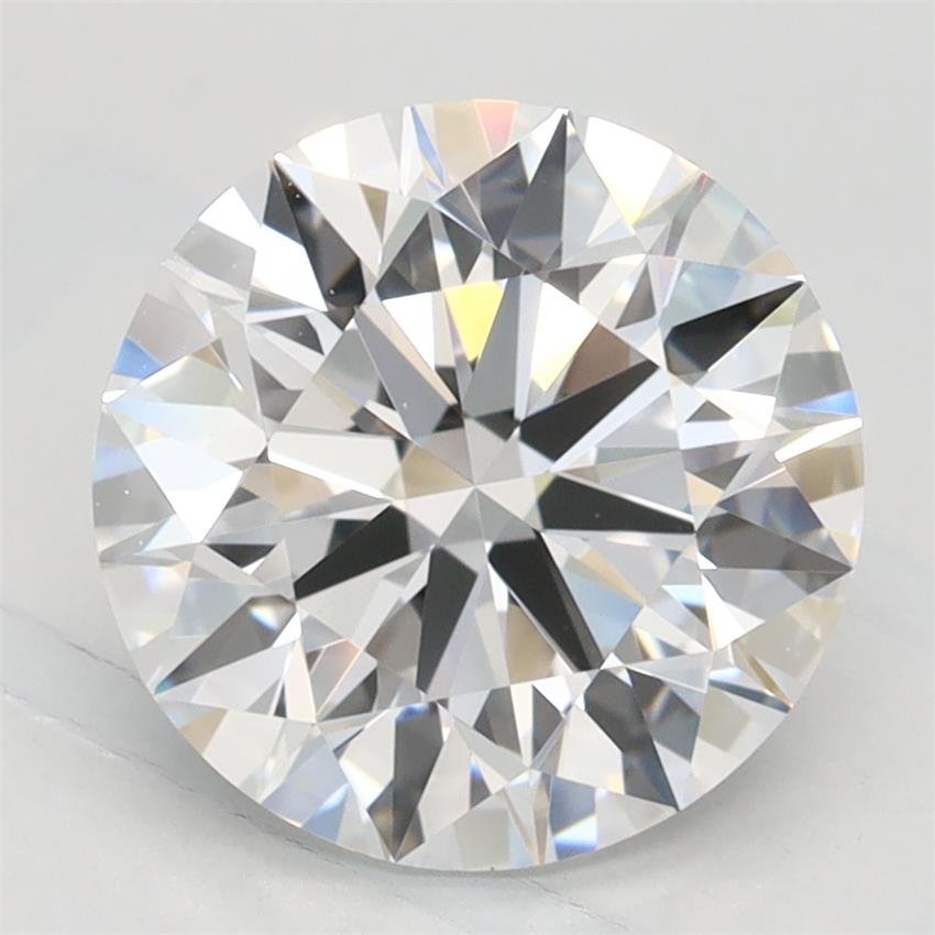 2.49ct D VVS1 Rare Carat Ideal Cut Round Lab Grown Diamond