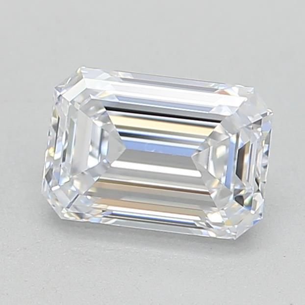 0.56ct D VVS2 Rare Carat Ideal Cut Emerald Lab Grown Diamond