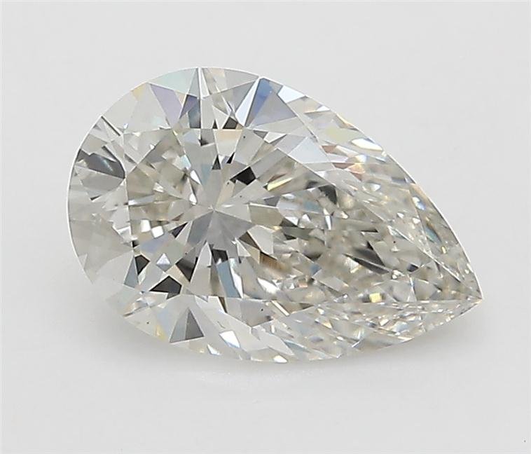 2.21ct H VS1 Rare Carat Ideal Cut Pear Lab Grown Diamond