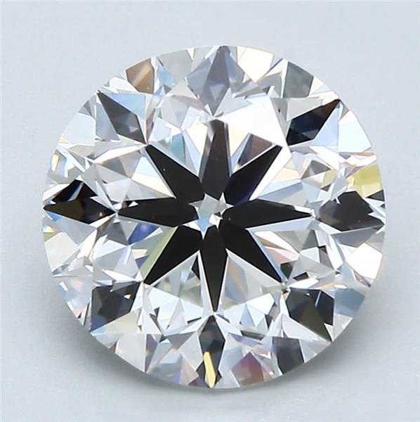 3.01ct G VVS2 Very Good Cut Round Diamond