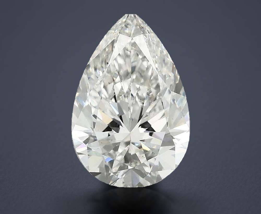 3.00 Carat Pear Lab Diamond