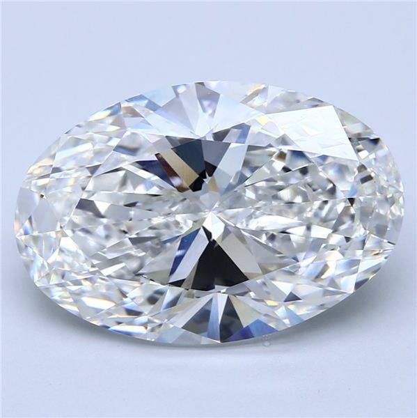 10.12ct F VS1 Excellent Cut Oval Lab Grown Diamond