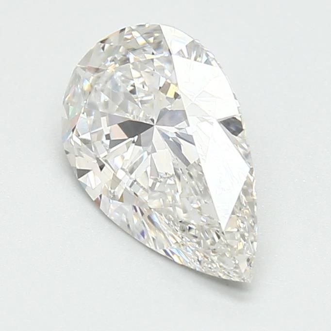 1.34ct E VS1 Rare Carat Ideal Cut Pear Lab Grown Diamond