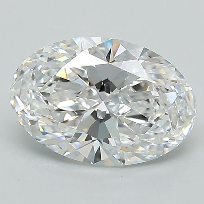 1.38ct D VS1 Rare Carat Ideal Cut Oval Lab Grown Diamond