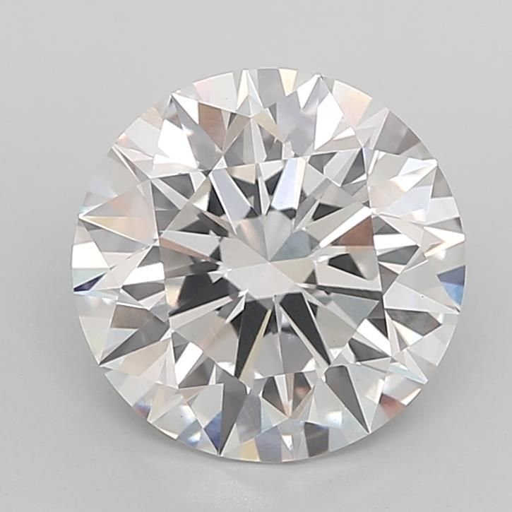 3.43ct E VS1 Rare Carat Ideal Cut Round Lab Grown Diamond
