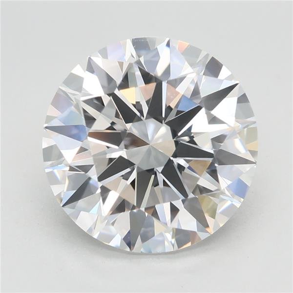 3.78 Carat Round Lab Diamond