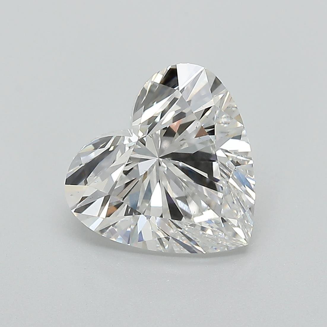 2.70ct E VS1 Rare Carat Ideal Cut Heart Lab Grown Diamond