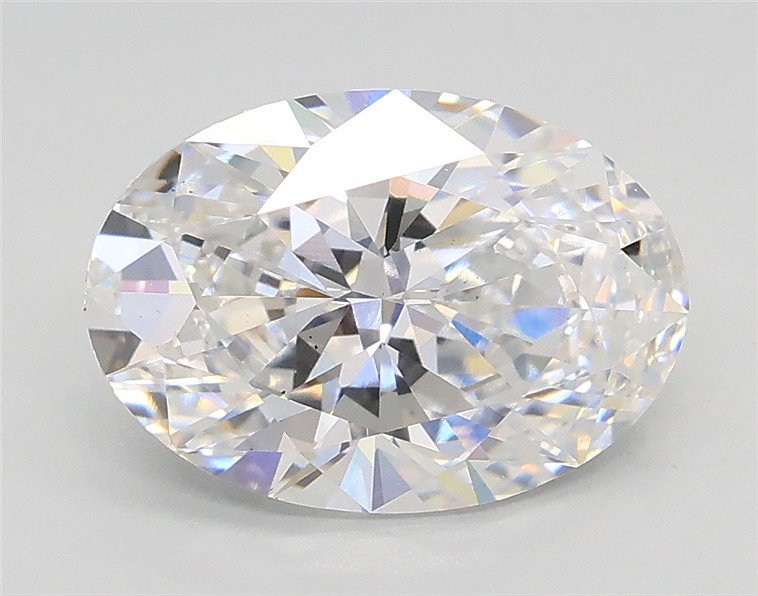 2.03ct E VS2 Rare Carat Ideal Cut Oval Lab Grown Diamond