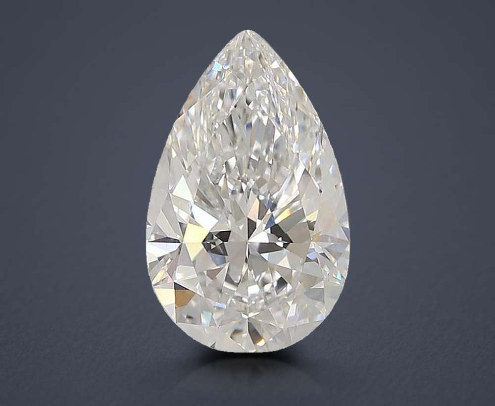 4.00 Carat Pear Lab Diamond