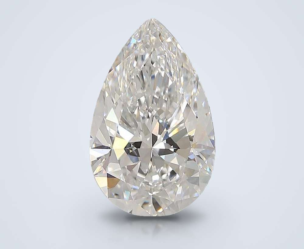 4.00 Carat Pear Lab Diamond