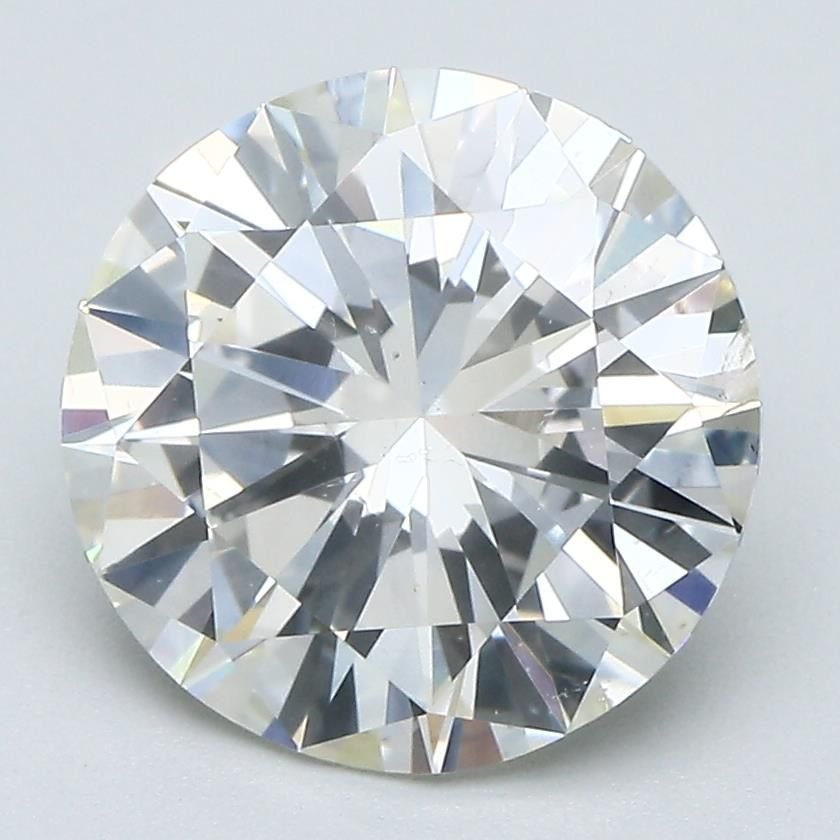 2.68ct K SI2 Very Good Cut Round Diamond