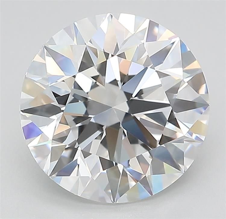 3.77ct H VVS2 Ideal Cut Round Lab Grown Diamond