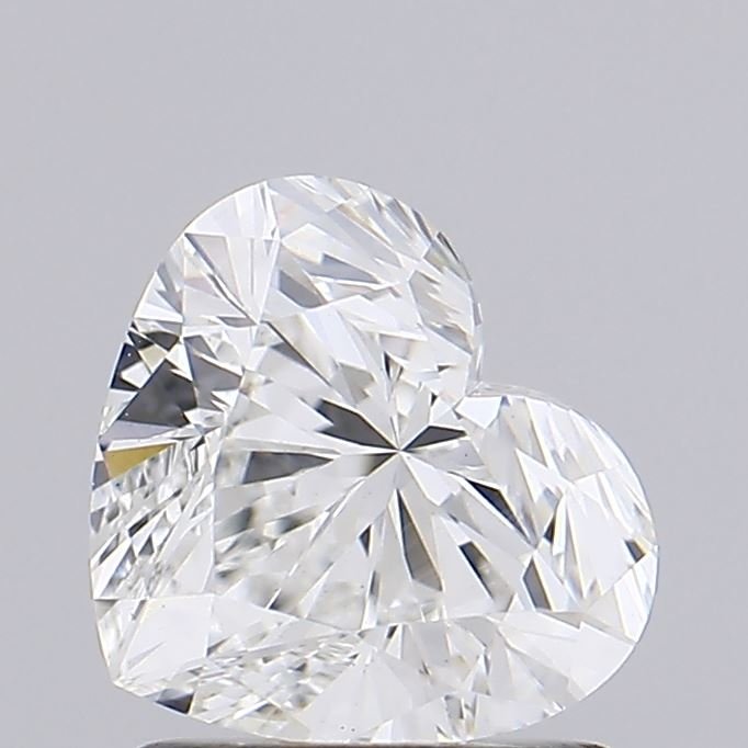 1.33ct F VS1 Rare Carat Ideal Cut Heart Lab Grown Diamond