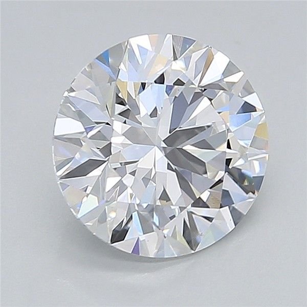 2.04ct D VS1 Rare Carat Ideal Cut Round Lab Grown Diamond