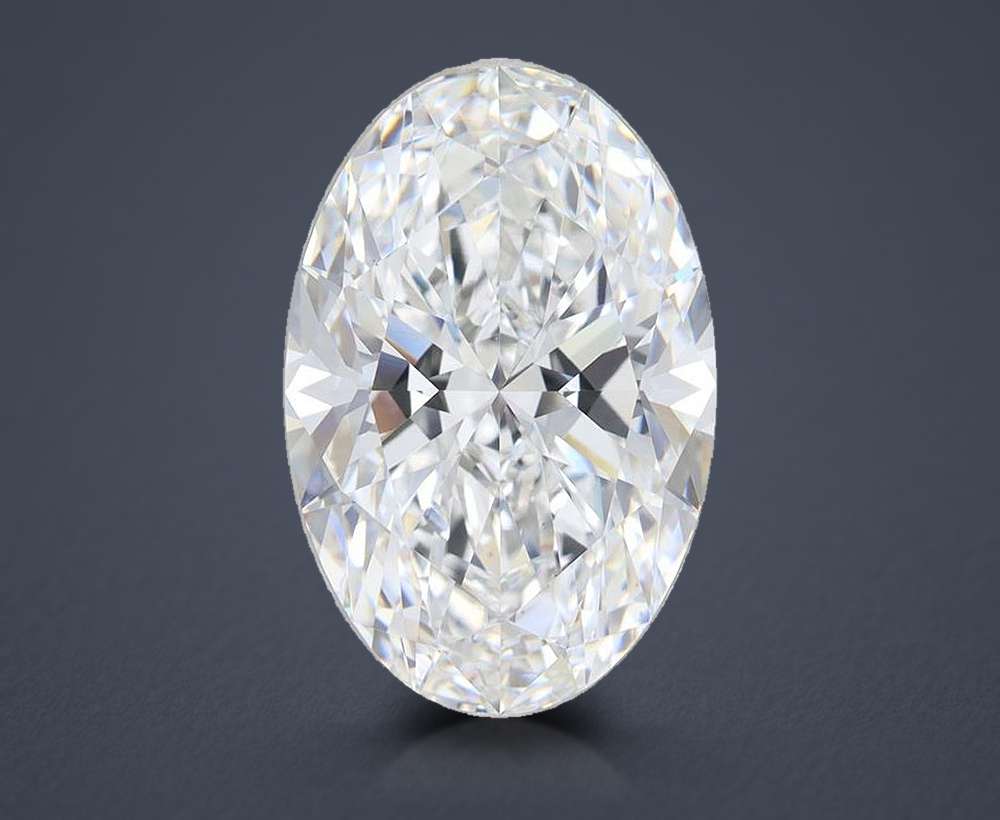 9.59 Carat Oval Lab Diamond