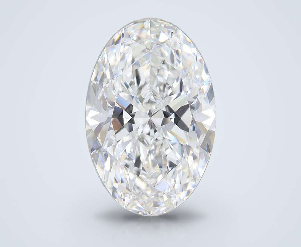9.59 Carat Oval Lab Diamond