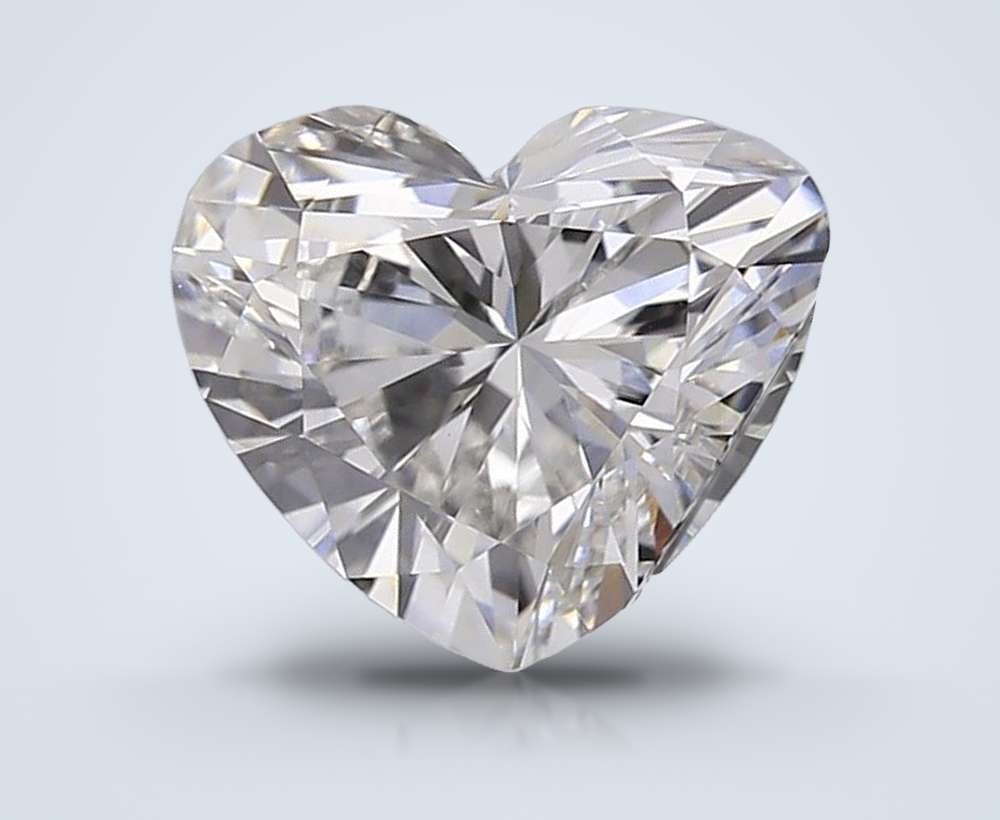 0.76 Carat Heart Lab Diamond