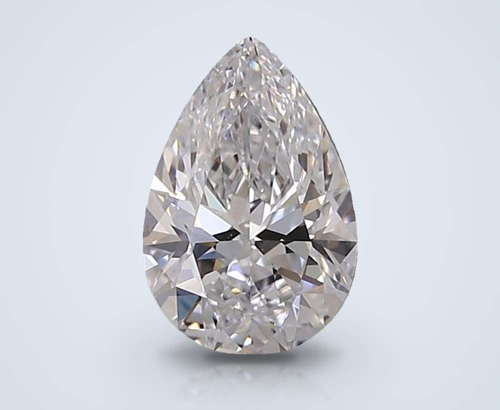 1.00 Carat Pear Lab Diamond