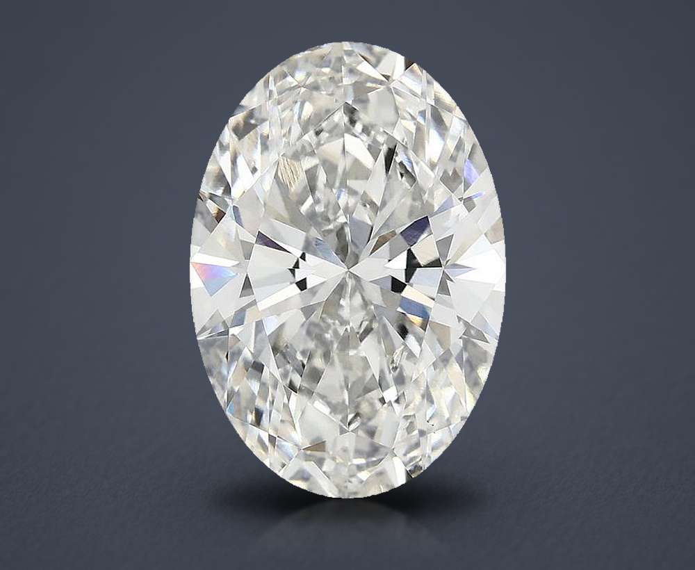 3.86 Carat Oval Lab Diamond
