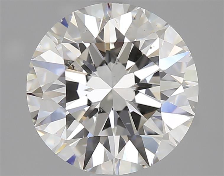 3.02ct H SI1 Rare Carat Ideal Cut Round Diamond