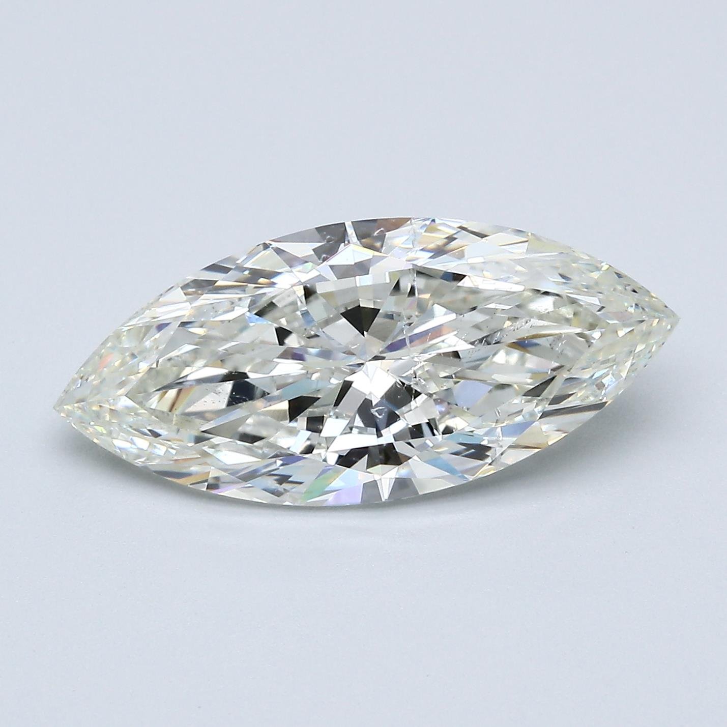 4.01ct J SI2 Rare Carat Ideal Cut Marquise Diamond