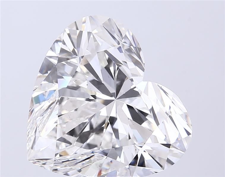 11.07ct F VS2 Rare Carat Ideal Cut Heart Lab Grown Diamond