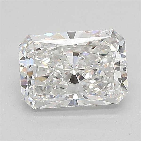 0.97ct E VVS2 Rare Carat Ideal Cut Radiant Lab Grown Diamond