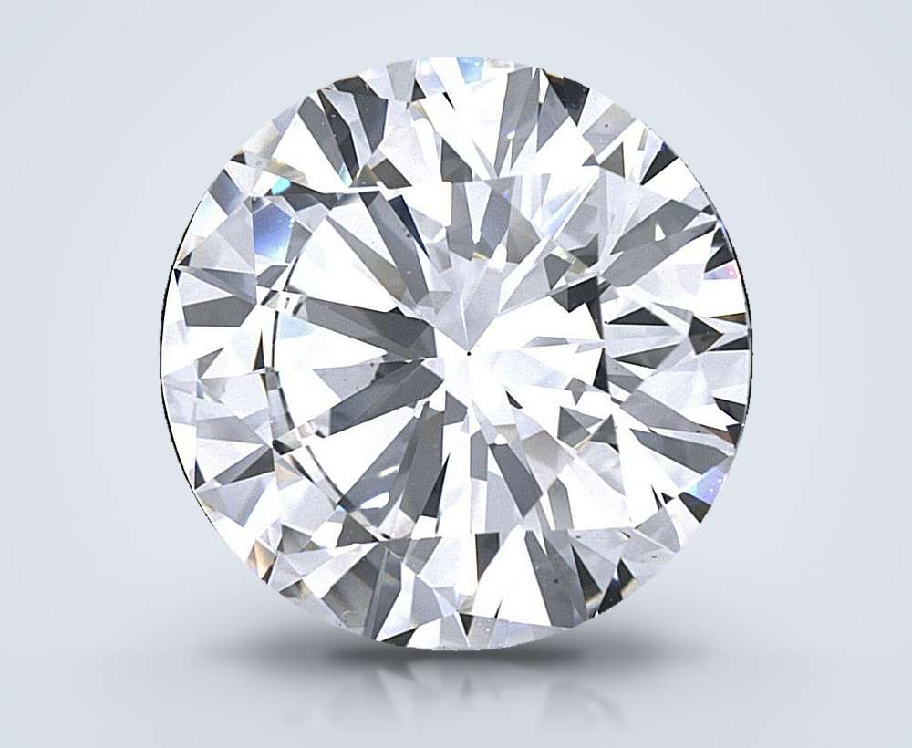 6.00 Carat Round Natural Diamond