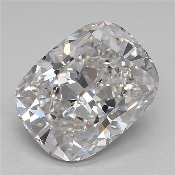 3.31ct F VVS2 Rare Carat Ideal Cut Cushion Lab Grown Diamond