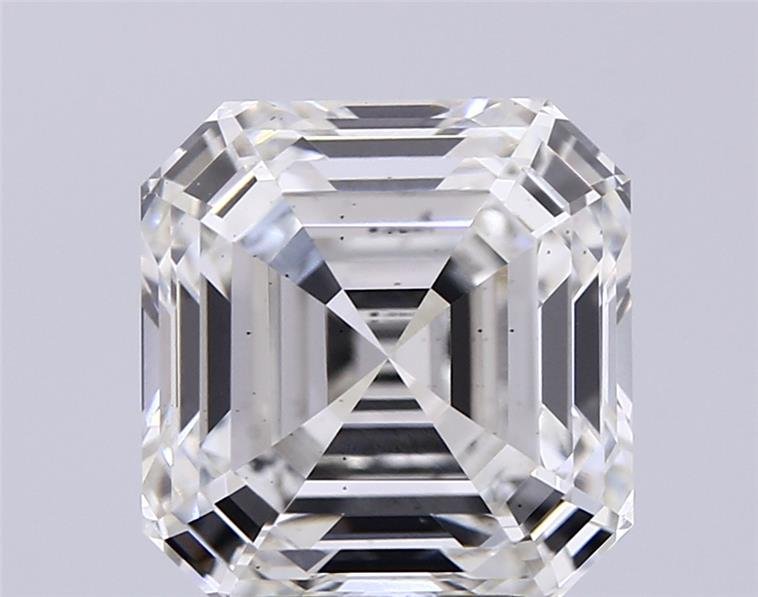 4.08ct G VS2 Rare Carat Ideal Cut Asscher Lab Grown Diamond