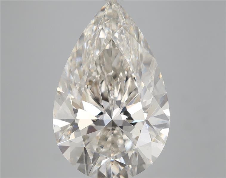 5.59ct H VS2 Rare Carat Ideal Cut Pear Lab Grown Diamond